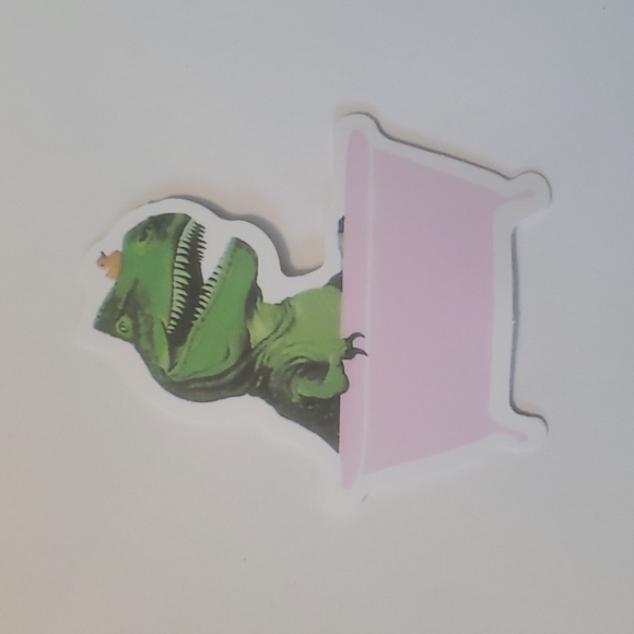 Other Dinosaur In Bathtub Sticker Poshmark